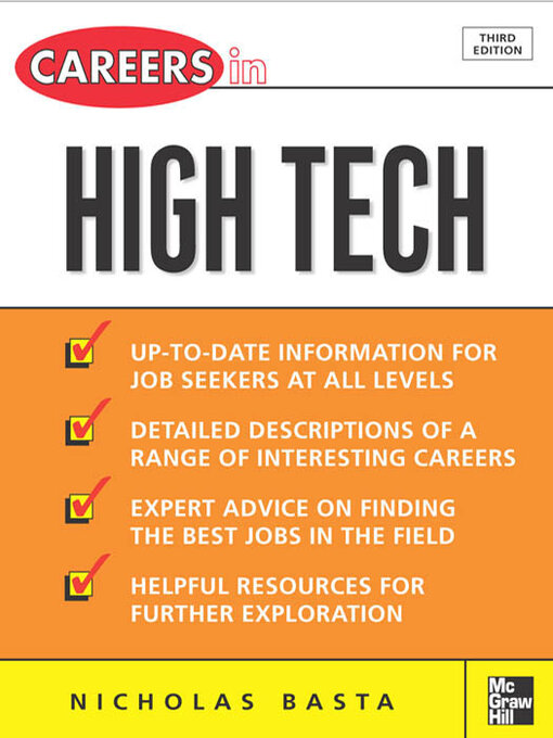 Title details for Careers in High Tech by Nicholas Basta - Available